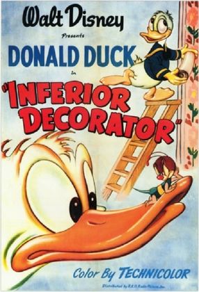Poster: Donald, der Hobbytapezierer