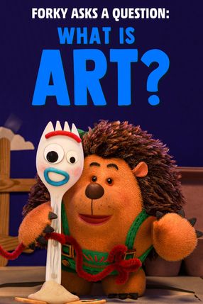 Poster: Forky hat eine Frage - Was ist Kunst?