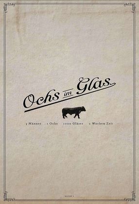 Poster: Ochs im Glas