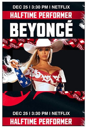 Poster: Beyoncé Bowl: NFL Christmas Halftime Show