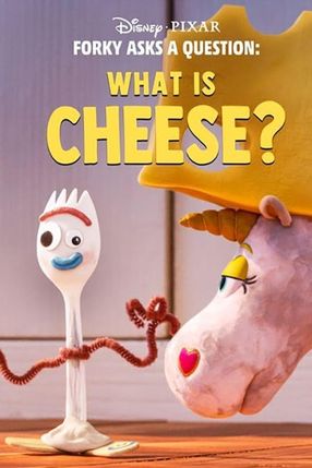 Poster: Forky hat eine Frage - Was ist Käse?