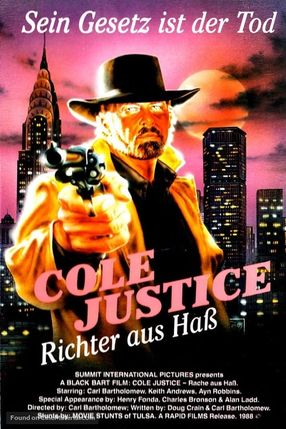 Poster: Cole Justice - Richter aus Hass