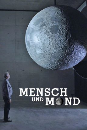 Poster: Mensch und Mond
