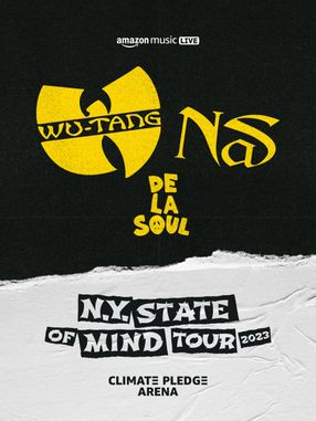 Poster: Wu-Tang Clan & Nas: NY State of Mind Tour at Climate Pledge Arena