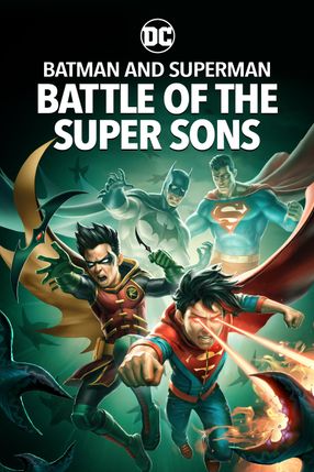Poster: Batman und Superman Kampf: der Supersöhne