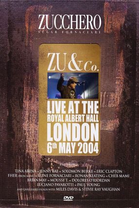 Poster: Zucchero - Zu & Co: Live at the Royal Albert Hall