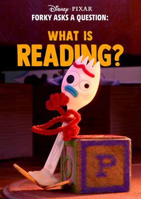 Poster: Forky hat eine Frage - Was ist Lesen?