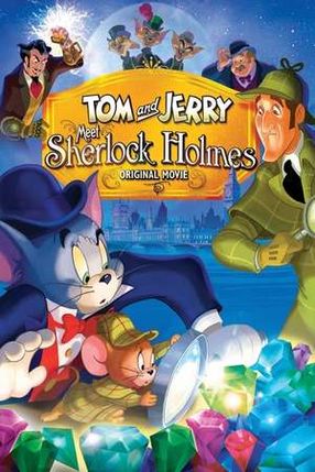 Poster: Tom & Jerry als Sherlock Holmes und Dr. Watson
