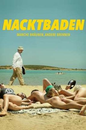Poster: Nacktbaden - Manche bräunen, andere brennen