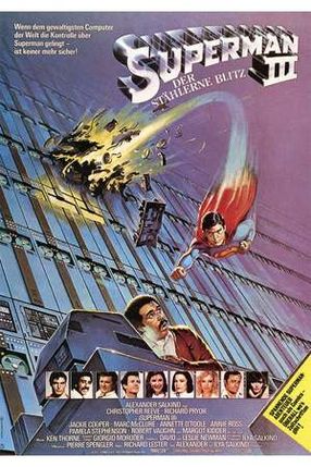 Poster: Superman III - Der stählerne Blitz