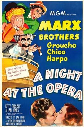 Poster: Die Marx Brothers in der Oper
