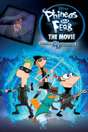 Poster: Phineas und Ferb - Quer durch die 2. Dimension