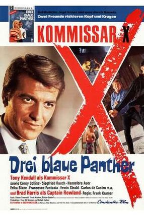 Poster: Kommissar X - Drei blaue Panther